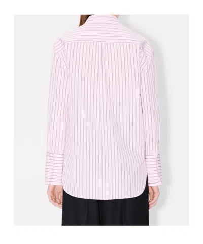 Kenzo Striped Shirt In Pink