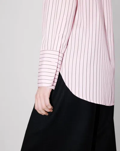 Kenzo Striped Shirt In Pink