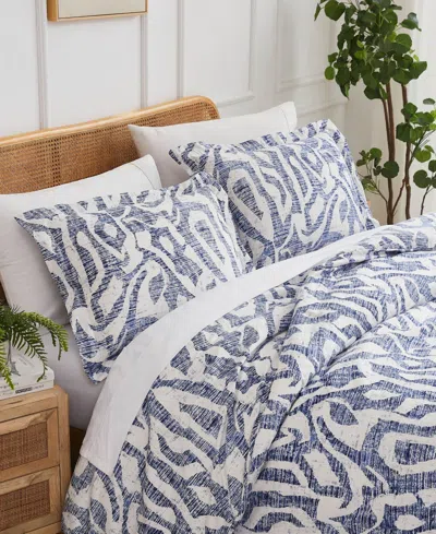 Southshore Fine Linens Khari Comforter Set In Blue