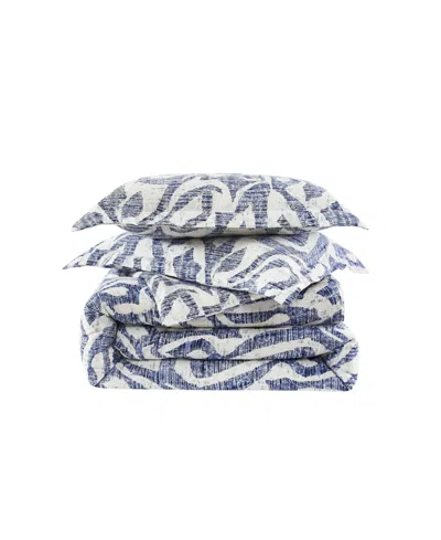 Southshore Fine Linens Khari Comforter Set In Blue