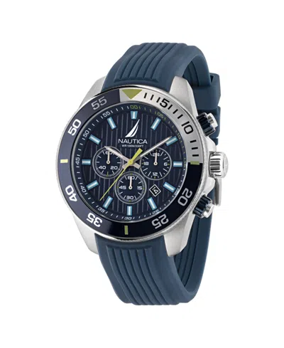 Nautica Men's Analog Silver-tone Stainless Steel Watch Set, 48mm In Metallic