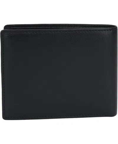 Mancini Men's Sonoma Rfid Secure Left Wing Wallet In Black