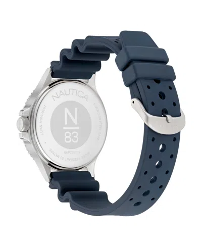 Nautica Cocoa Beach Solar-powered Recycled 3-hand Watch In Blue