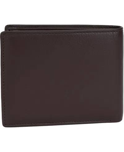 Mancini Men's Sonoma Rfid Secure Billfold Wallet In Blue