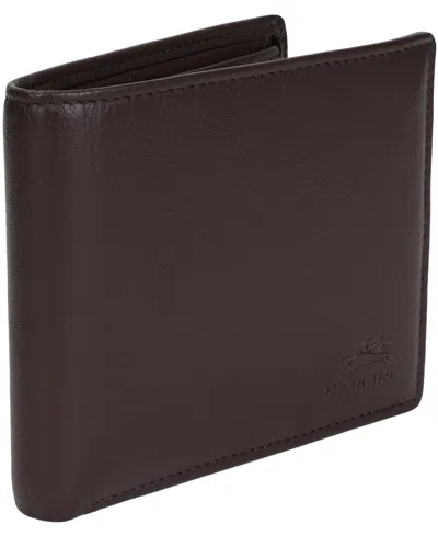 Mancini Men's Sonoma Rfid Secure Billfold Wallet In Blue