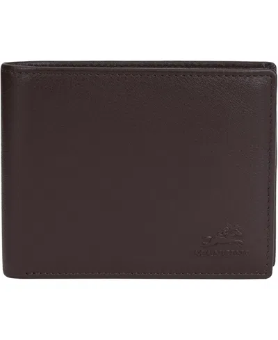 Mancini Men's Sonoma Rfid Secure Billfold Wallet In Brown