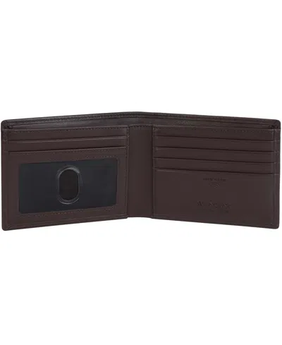 Mancini Men's Sonoma Rfid Secure Billfold Wallet In Brown