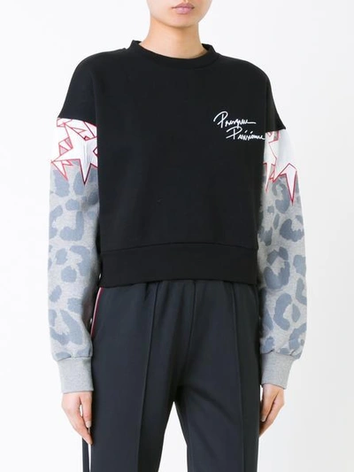 Shop Etre Cecile Contrast Sleeve Sweatshirt