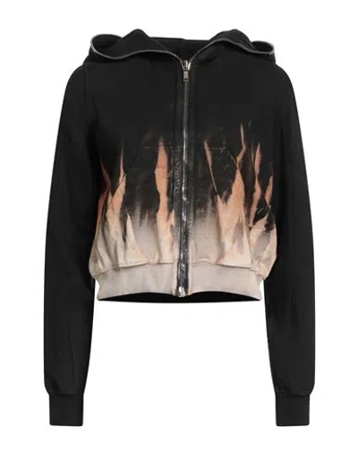 Rick Owens Drkshdw Drkshdw By Rick Owens Woman Sweatshirt Black Size S Cotton In Multi