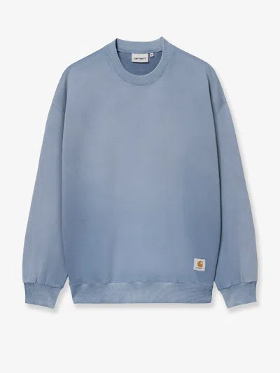 Carhartt Hudson Cotton Sweatshirt In Blue