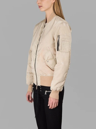 Shop Ben Taverniti Unravel Project Nude Bomber Jacket