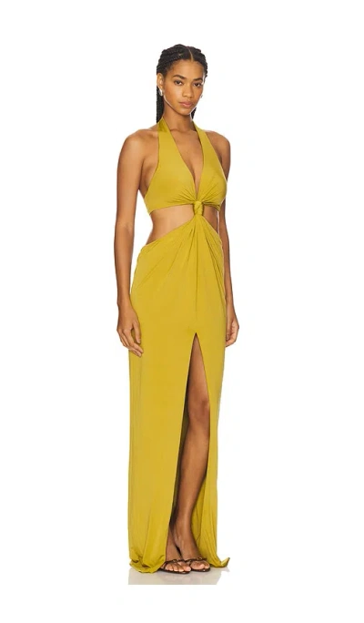 Nbd The Donyale Gown In Green