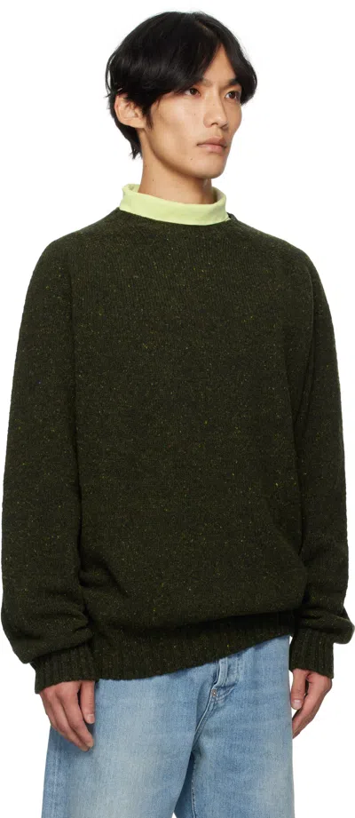 Bless Green N°80 Pearlpad Sweater In Green