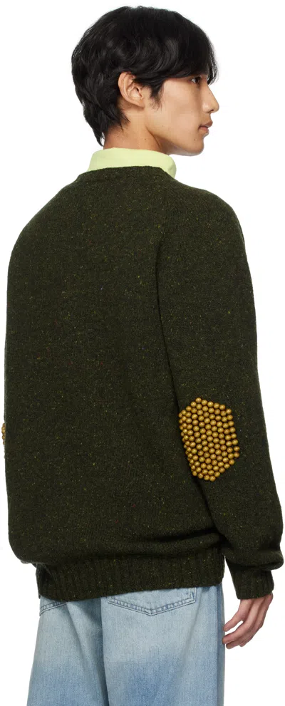 Bless Green N°80 Pearlpad Sweater In Green