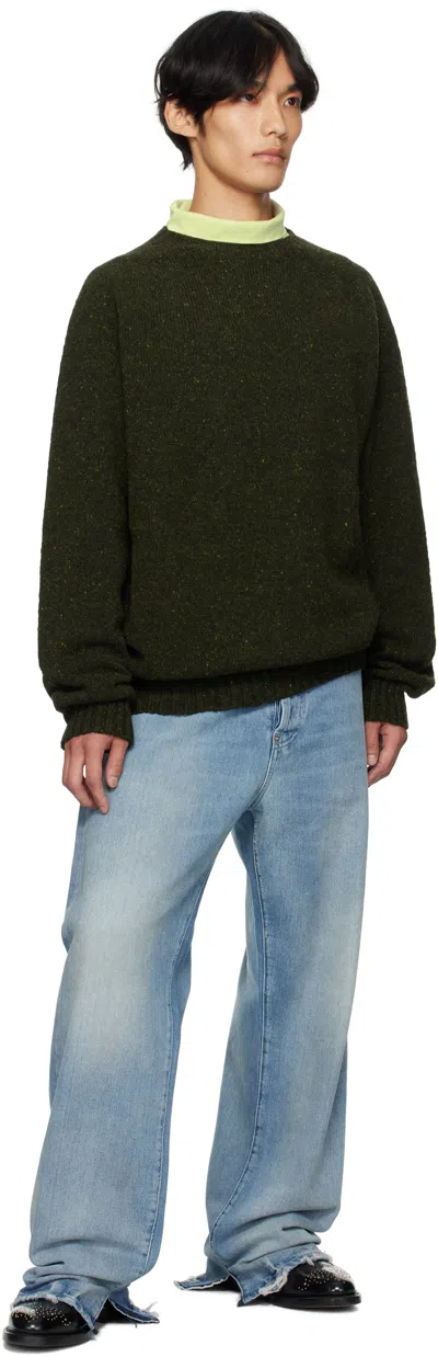 Bless Green N°80 Pearlpad Sweater In Green