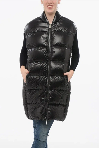 Bacon Sleeveless Storm Fury Down Jacket In Black
