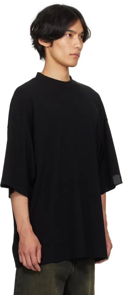 N.hoolywood Black Big T-shirt In Black