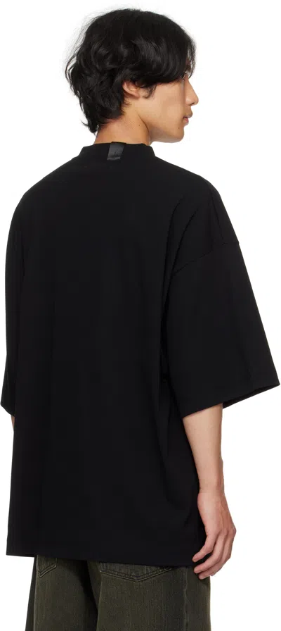 N.hoolywood Black Big T-shirt In Black