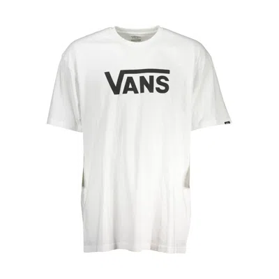 Vans Logo Classicalshort Sleeve Tee White In Yellow