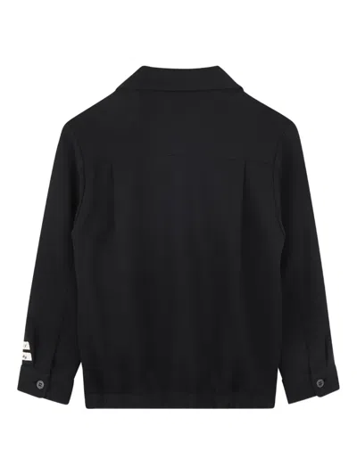 Givenchy Button-up Collared Jacket In Black