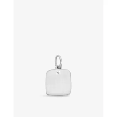 Monica Vinader Womens Love Token Sterling-silver Charm In Metallic