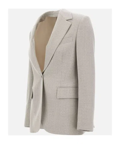 Eleventy Single-breasted Blazer In Gray