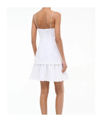 Staud Ari Mini Dress In White In White