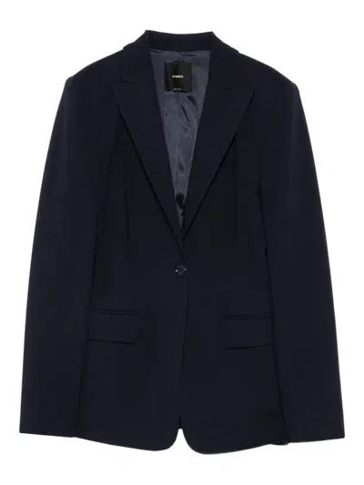 Pinko Single-button Blazer In Blue