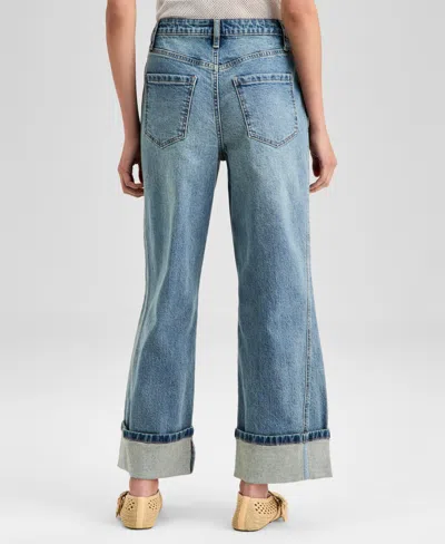 And Now This Women's High-rise Seamed Cuffed Jeans, Exclusively At Macy's In Multi