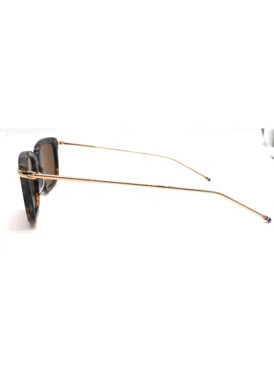 Thom Browne Tortoiseshell Square-frame Sunglasses In Brown