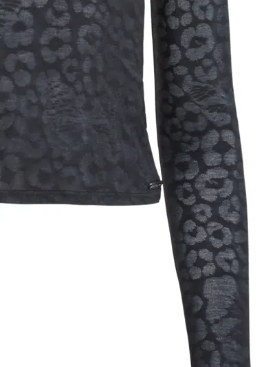 Fleur Du Mal Butter Long Sleeve Tee In Black