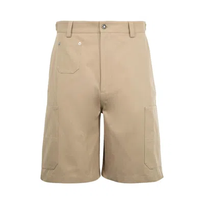Pre-owned Givenchy Patch Pockets Long Shorts 'beige' | Tan | Men's Size 50 In Brown