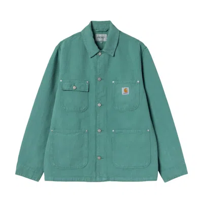 Pre-owned Carhartt Wip Walter Chore Coat 'saguaro' | Teal | Men's Size M In Blue