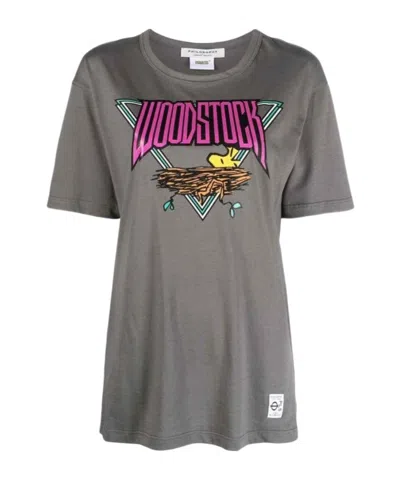 Philosophy Di Lorenzo Serafini Peanuts T-shirt In Gray