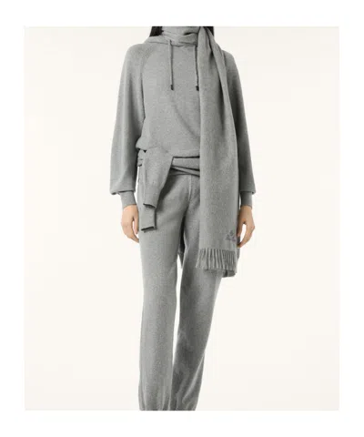 Loro Piana Merano Ribbed-detailed Hoodie In Gray