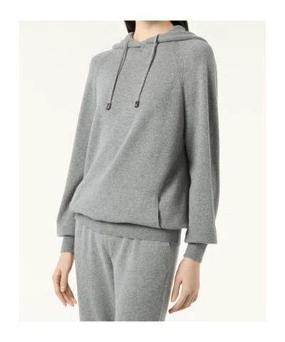 Loro Piana Merano Ribbed-detailed Hoodie In Gray