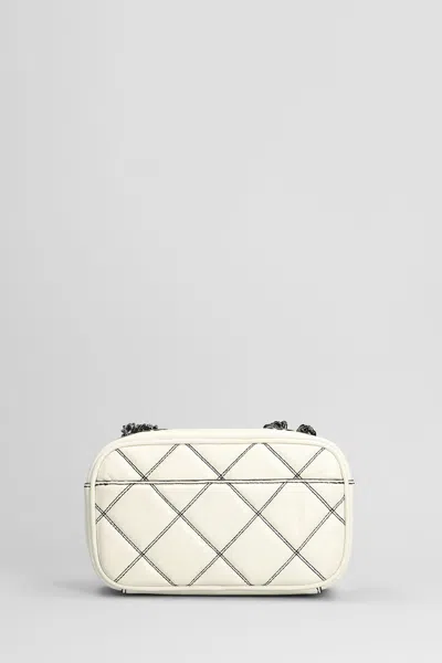Marc Jacobs The Softshot Shoulder Bag In White Leather In White