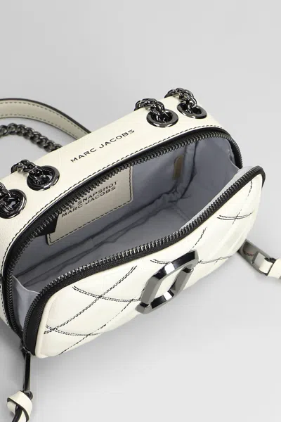 Marc Jacobs The Softshot Shoulder Bag In White Leather In White