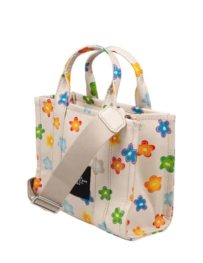 Marc Jacobs The Small Canvas Tote Bag With Flower Print In Multi