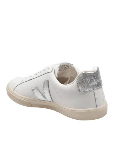 Veja Esplar Bi-color Low-top Sneakers In White
