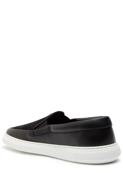 Givenchy Slip-on Brogues With Elasticated Side Panels In Black