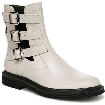 Franco Sarto Argo Leather Bootie In White