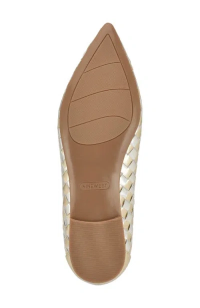 Nine West Largo Pointed Toe Flat In Multi