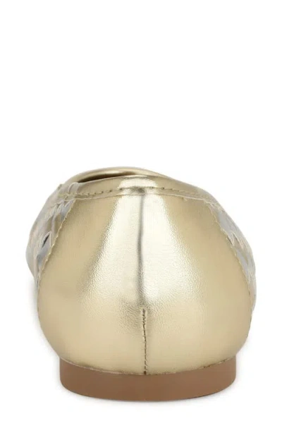 Nine West Largo Pointed Toe Flat In Multi