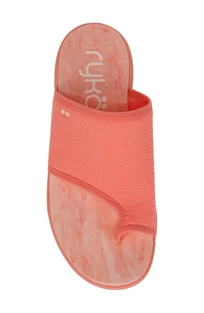 Ryka Rykä Margo Slide Sandal In Orange