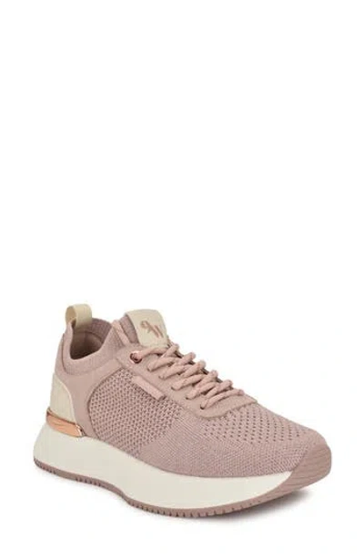 Nine West Women's Freska Casual Round Toe Sneakers In Pink