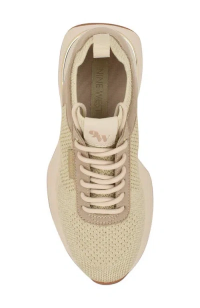 Nine West Women's Freska Casual Round Toe Sneakers In Neutral