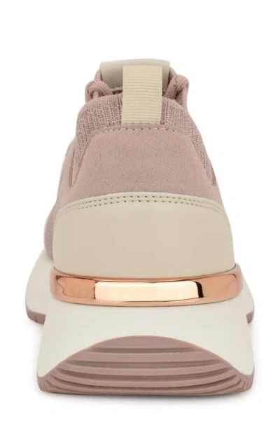 Nine West Women's Freska Casual Round Toe Sneakers In Pink