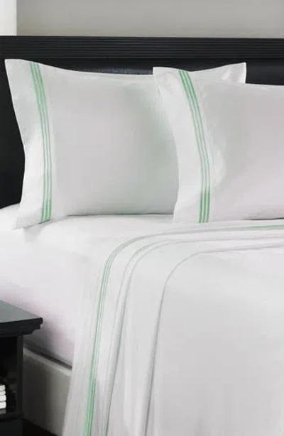Luxury Home 3-line Microfiber Sheet Set In Green