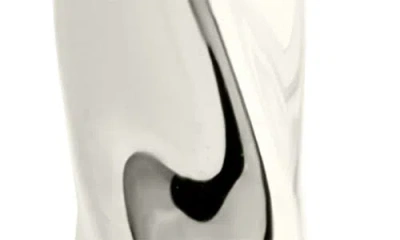 Sterling Forever Chandler Twisted Hoop Earrings In Metallic